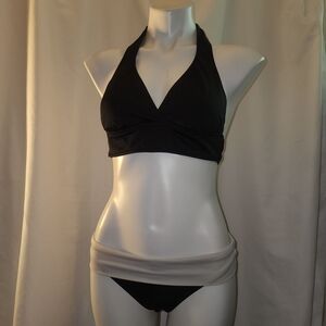 Classic Mix and Match Black and White Bikini